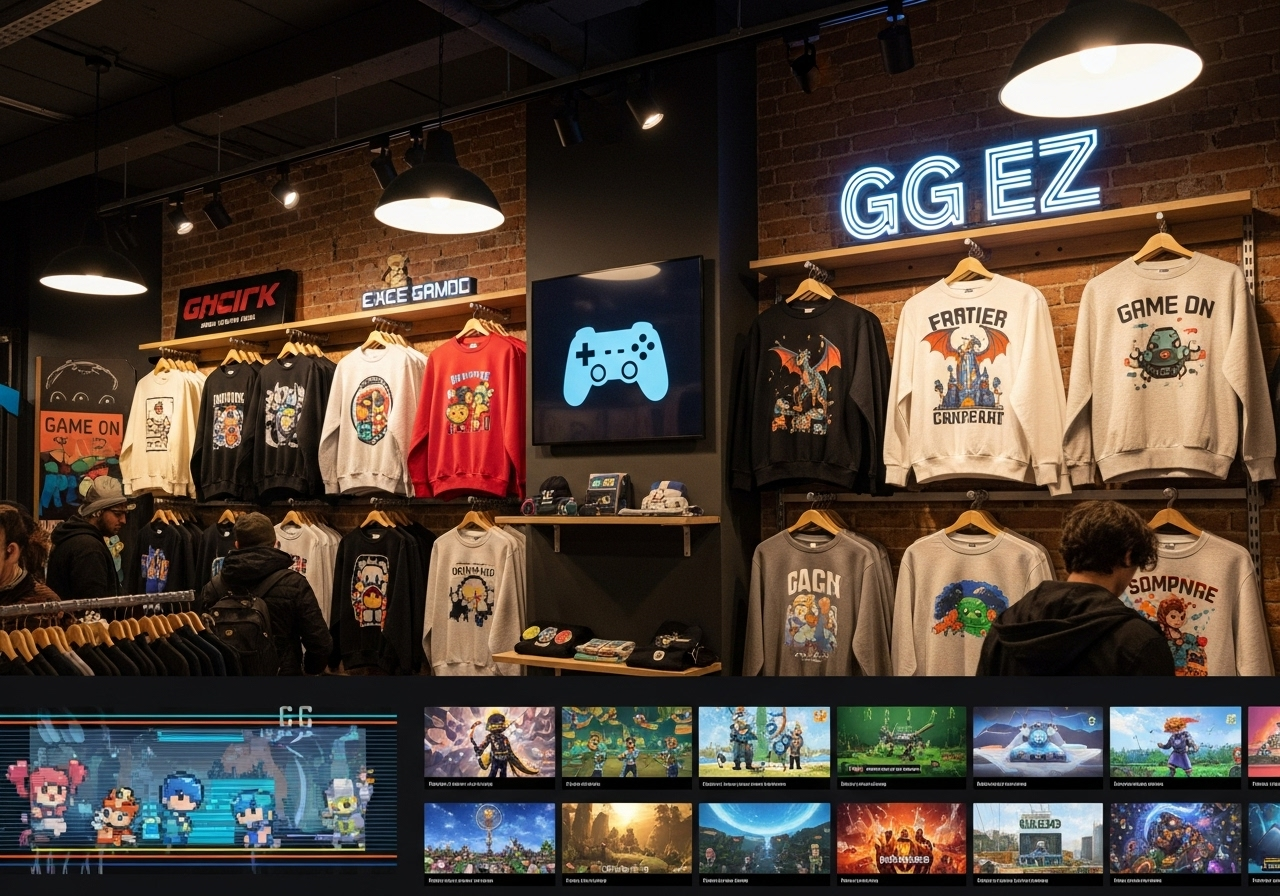 A person wearing a stylish gaming-themed hoodie from RomaGamerWear